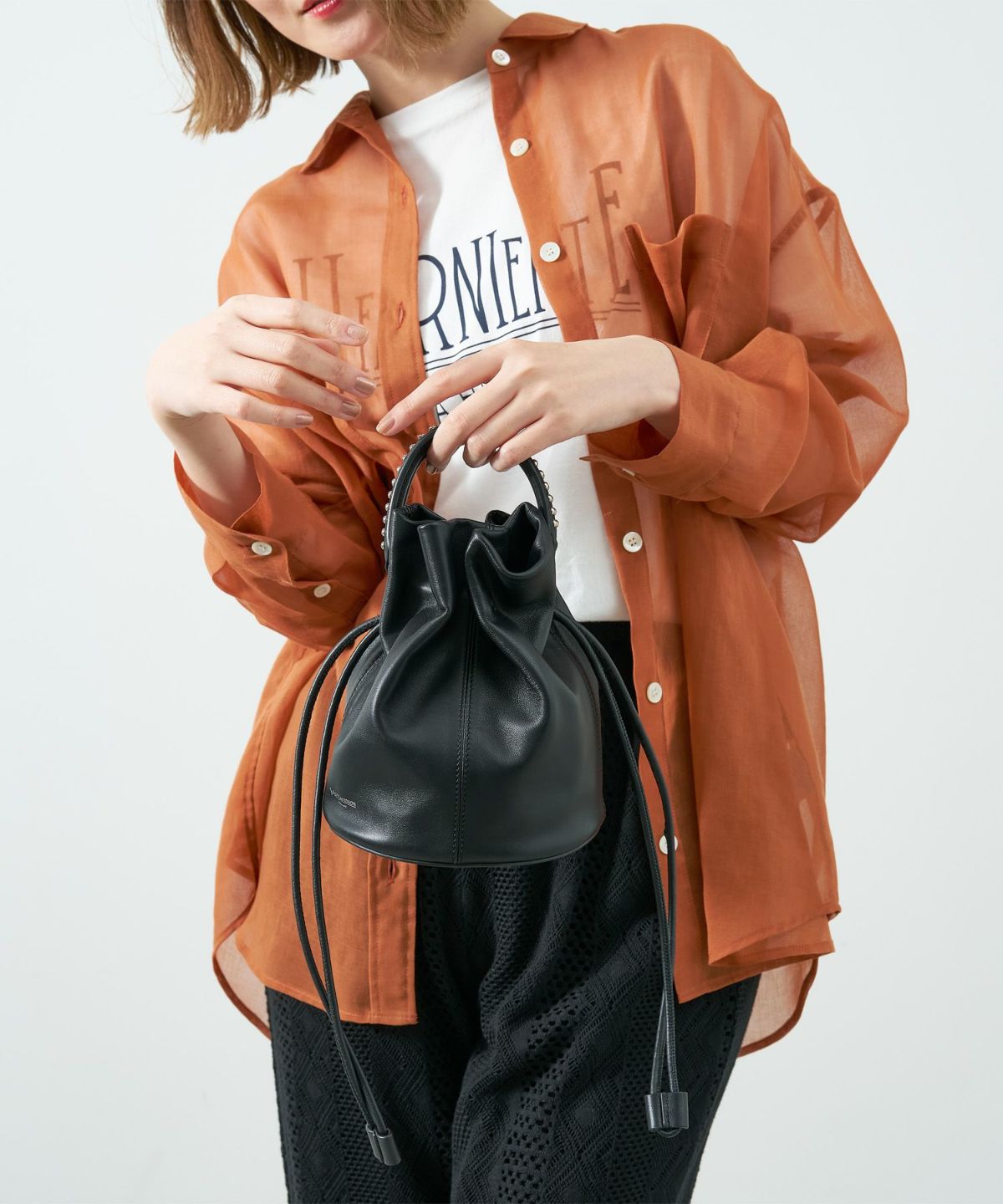 【すぐ届く】ミニバケットルイーズ / ヌバック ミニバケットルイーズ / ヌバック - | CELINE | セリーヌ