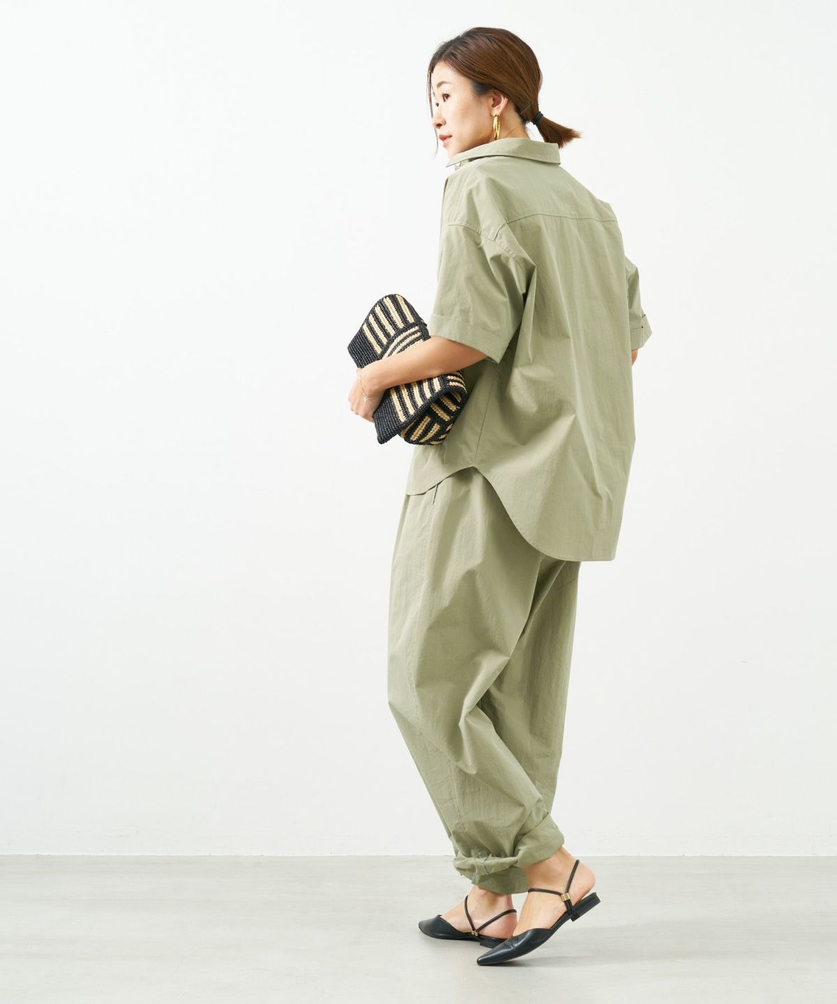 今季完売＊MICA&DEALサファリシャツ セール】サファリシャツ〈セットアップ対応〉（シャツ/ブラウス