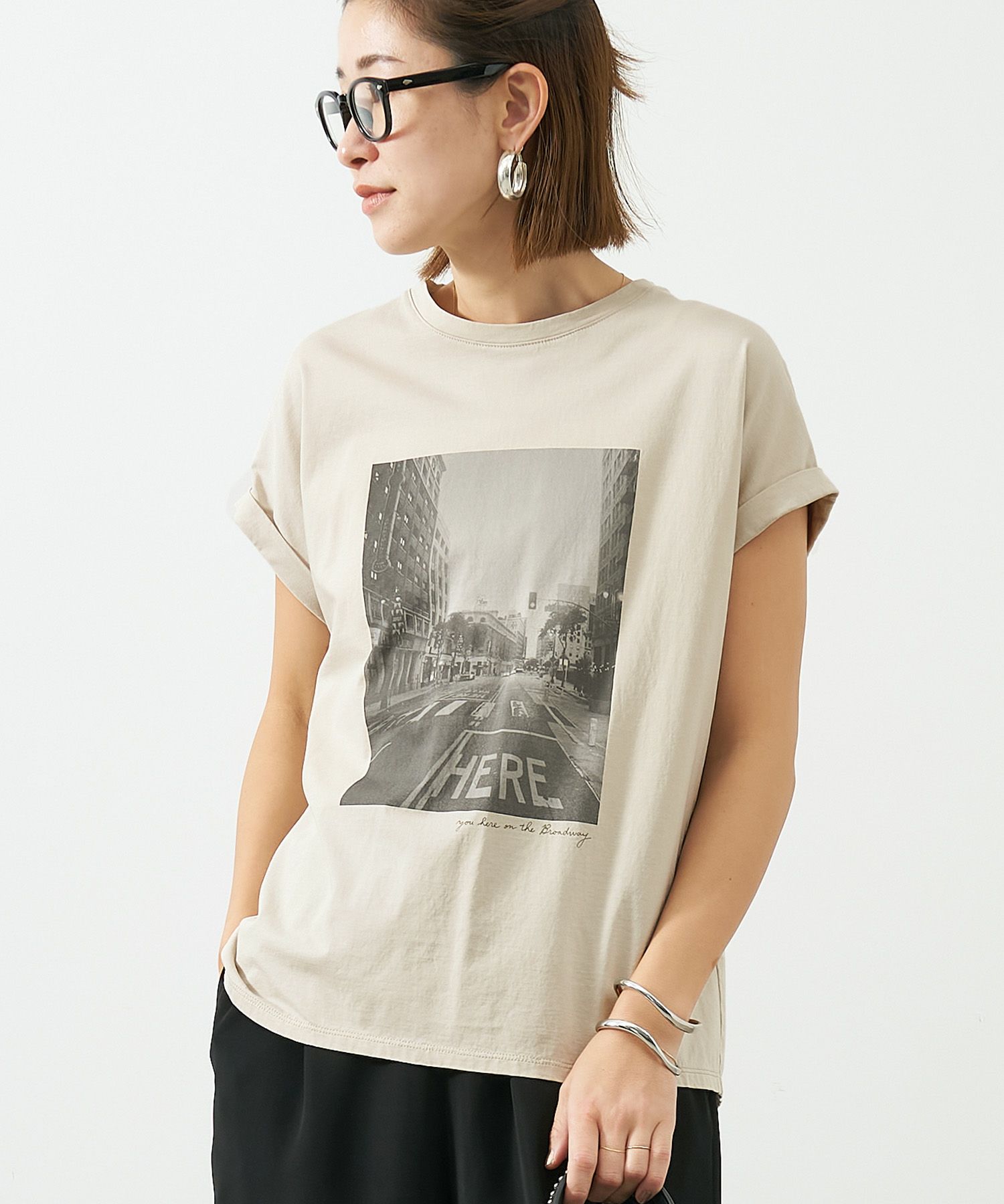 フォトプリントT-shirt-city/0125209136 | MICA&DEAL ONLINE STORE