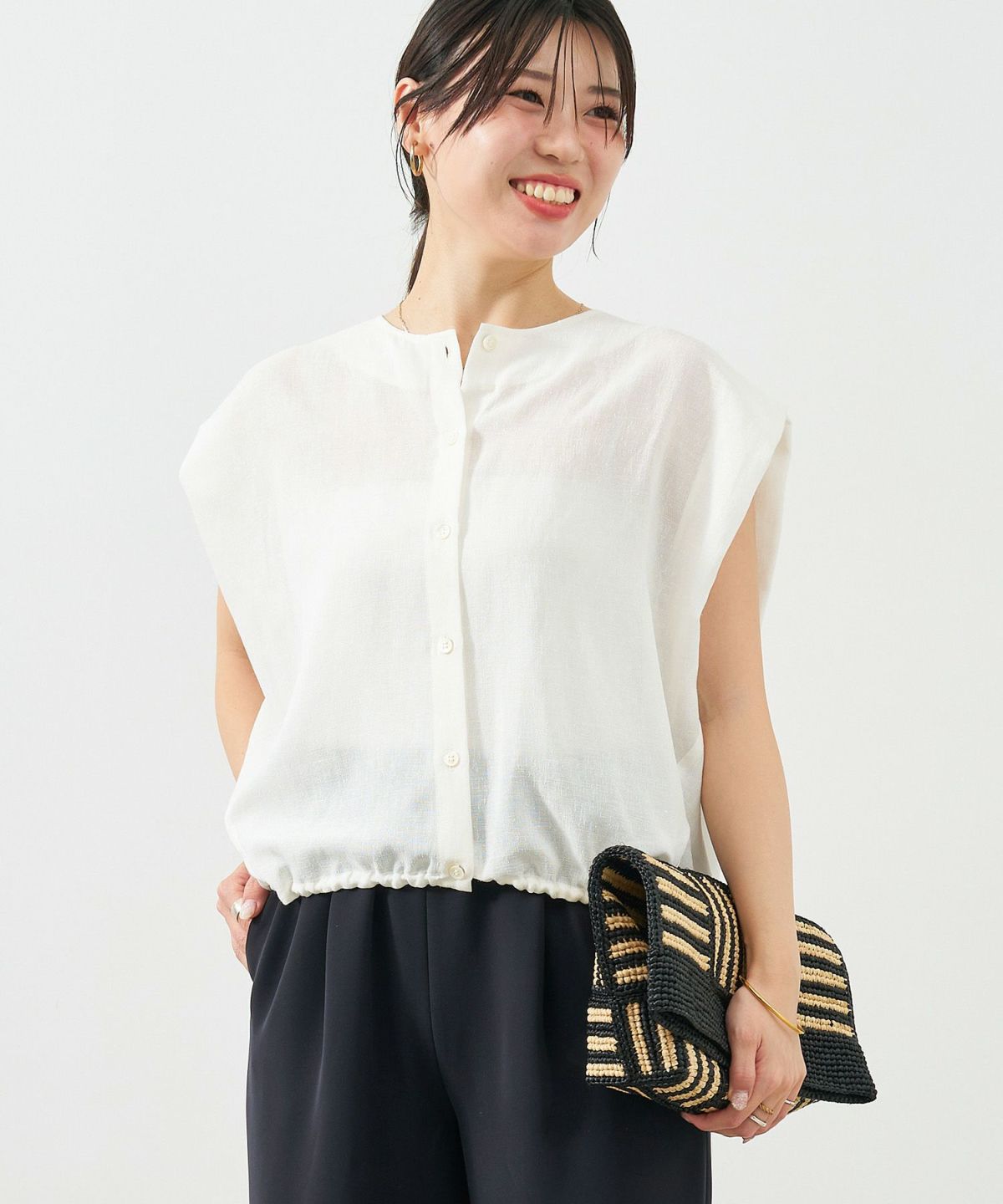 新品未使用 定価2.5万beige MELLE（メル）/ギャザートップス