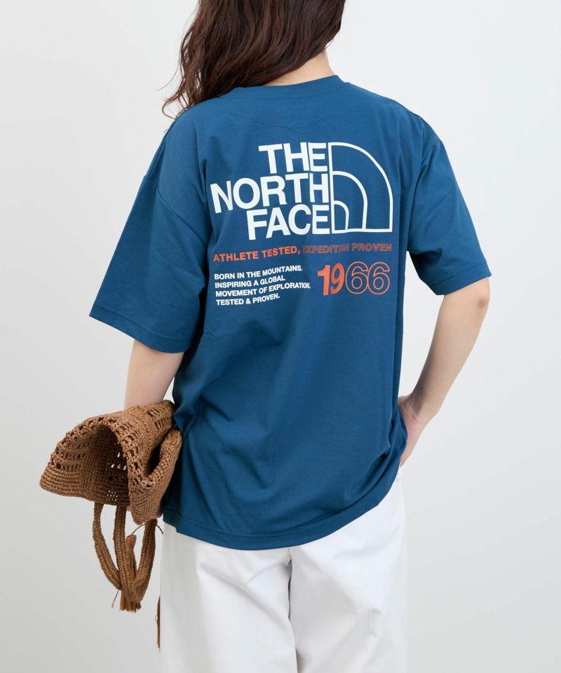 THE NORTH FACE】ショートスリーブ ES 66 ロゴワイドT-shirt-S