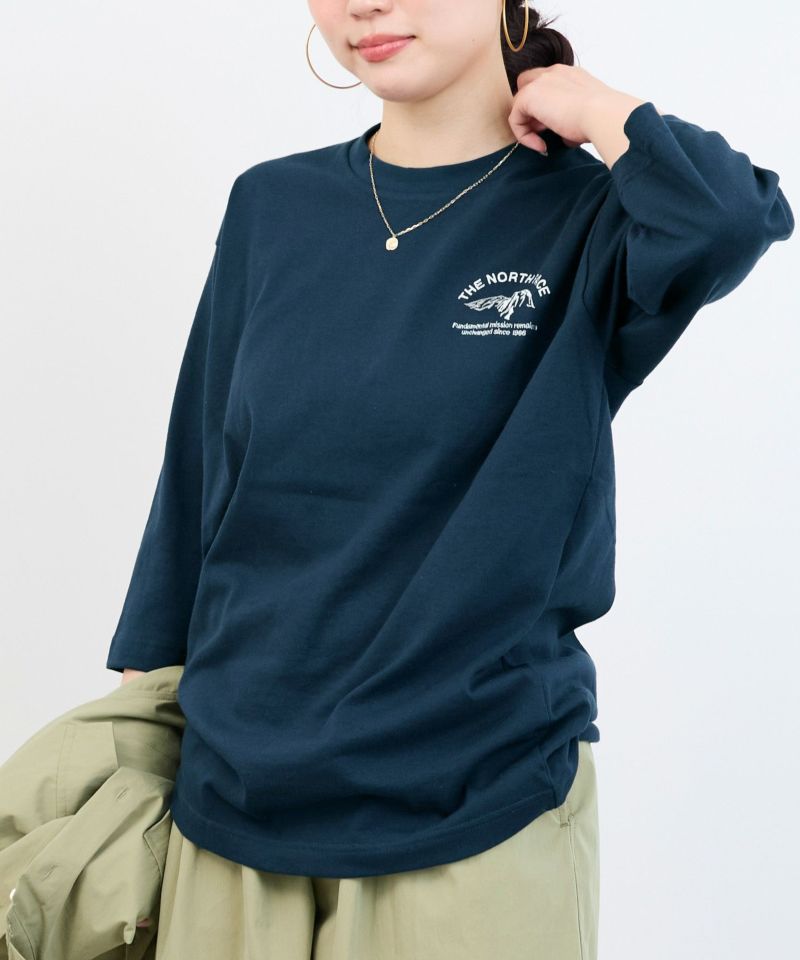 THE NORTH FACE】クォータースリーブワンポイントロゴT-shirt-2 THE NORTH FACE】クォータースリーブワンポイントロゴT-shirt-2