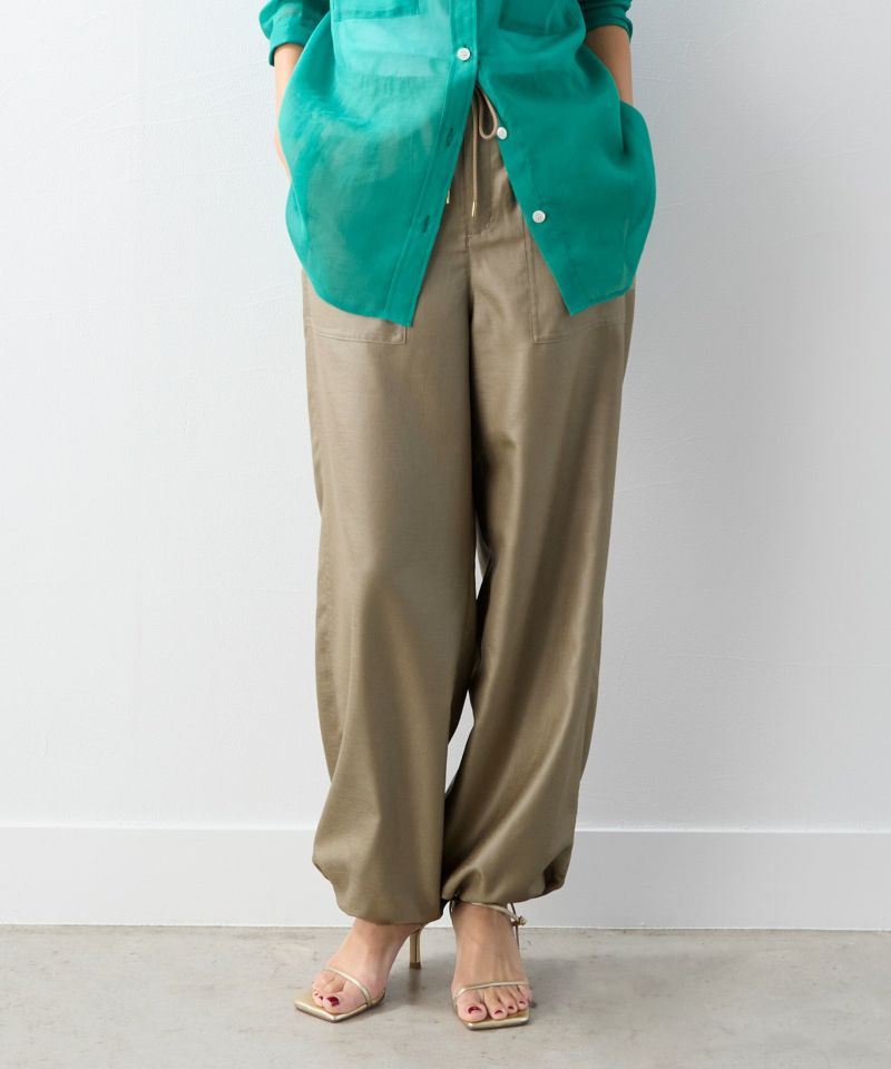 MICA&DEAL パラシュートパンツ 0125203152 50%off]接触冷感-ツイルパラシュートパンツ/0125203152