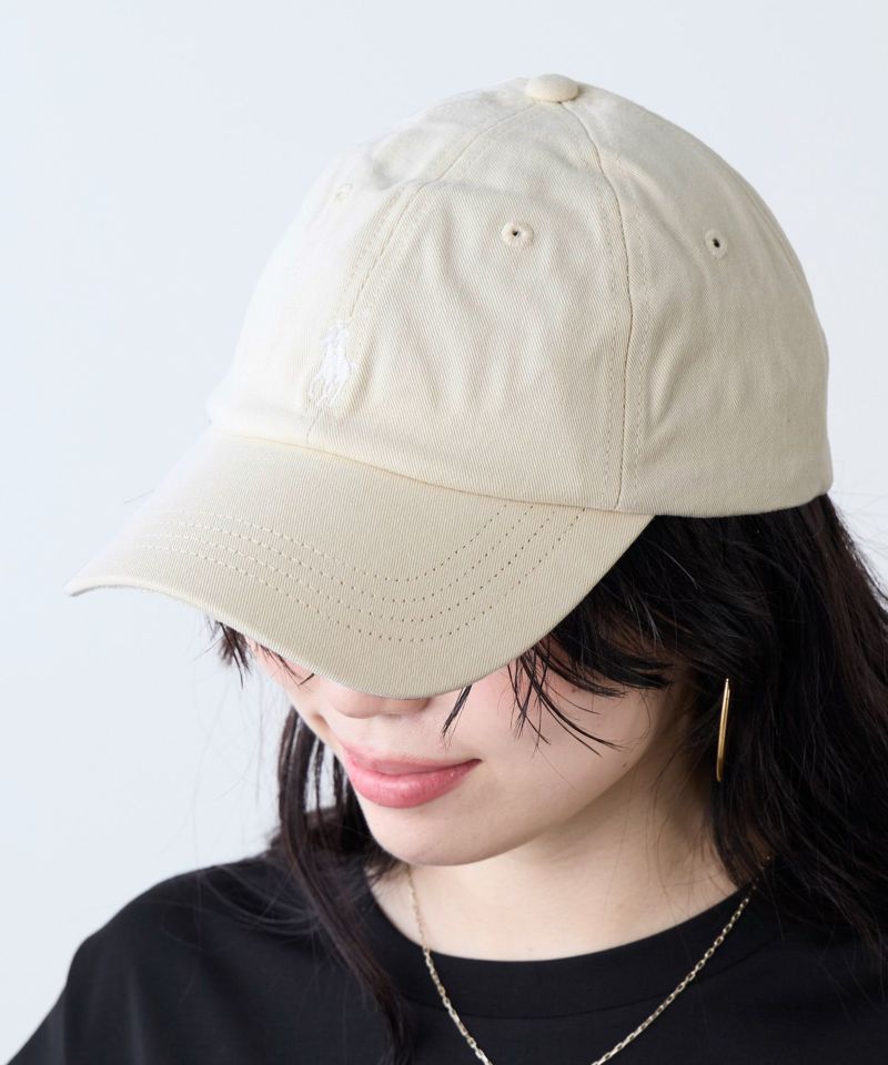 POLO RALPH LAUREN】コットンベースボールキャップ-MINERAL DYE