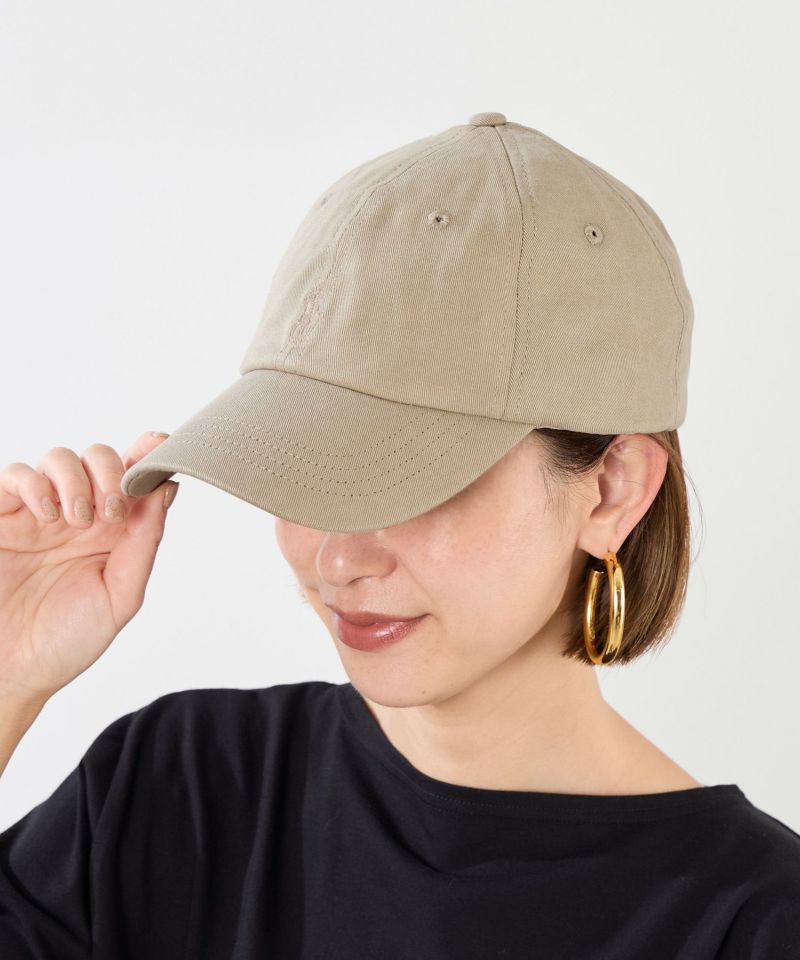 POLO RALPH LAUREN】コットンベースボールキャップ-MINERAL DYE