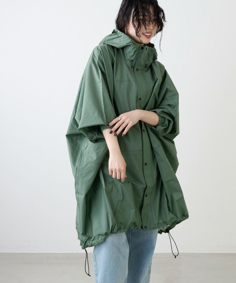 ❗️SALE❗️【新品未使用】ノースフェイス＊タグアンポンチョ ＊カーキ＊WM THE NORTH FACE ポンチョ 「防水」THE / タグアンポンチョ