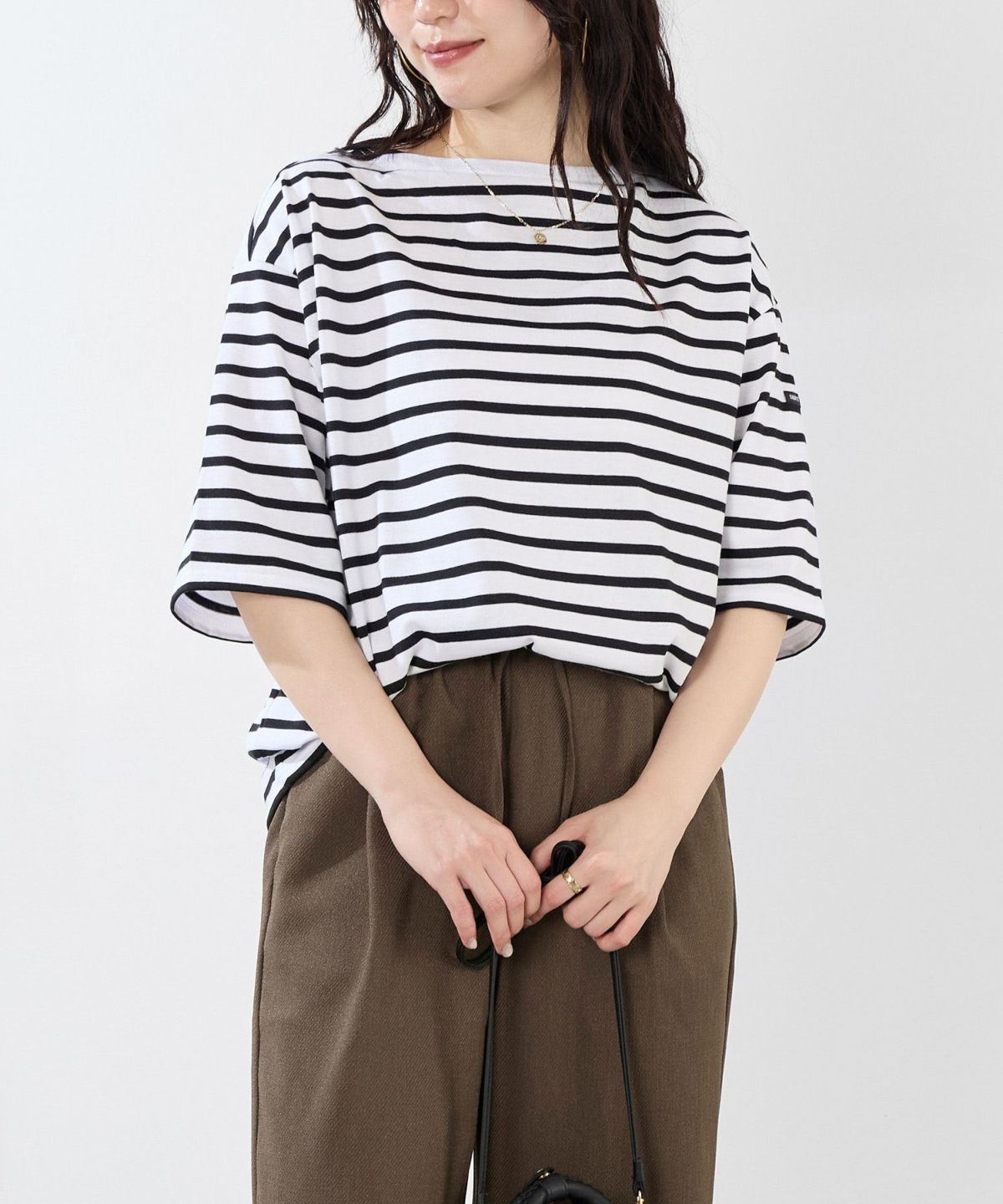 ✨極美品✨SAINT JAMES 定番　ボーダーT BEAMS F（ビームスF）SAINT JAMES / OUESSANT ボーダー ボート