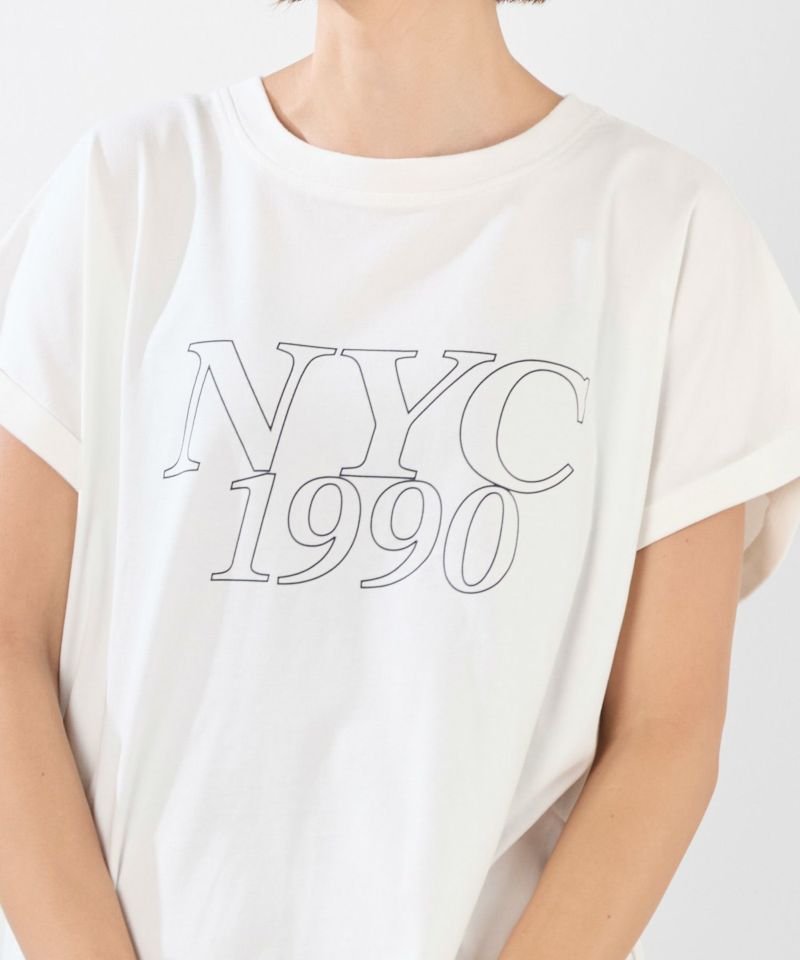 【すぐ届く/快適な着心地♪】LouisVuitton コットンTシャツ ロゴ セール】 線画×刺繍ロゴ Tシャツ （カットソー）｜L size ONWARD