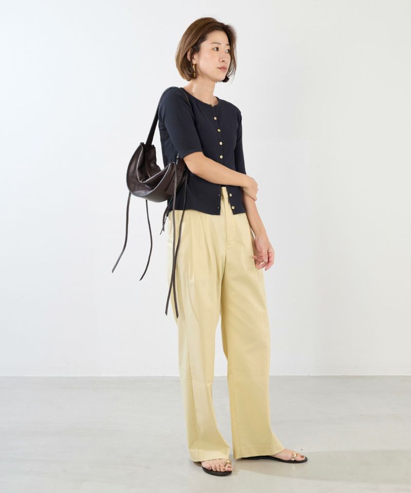 tシャツ ゴールドボタンテレコカーディガン レディース 30%off]ゴールドボタンテレコカーディガン/0125209183