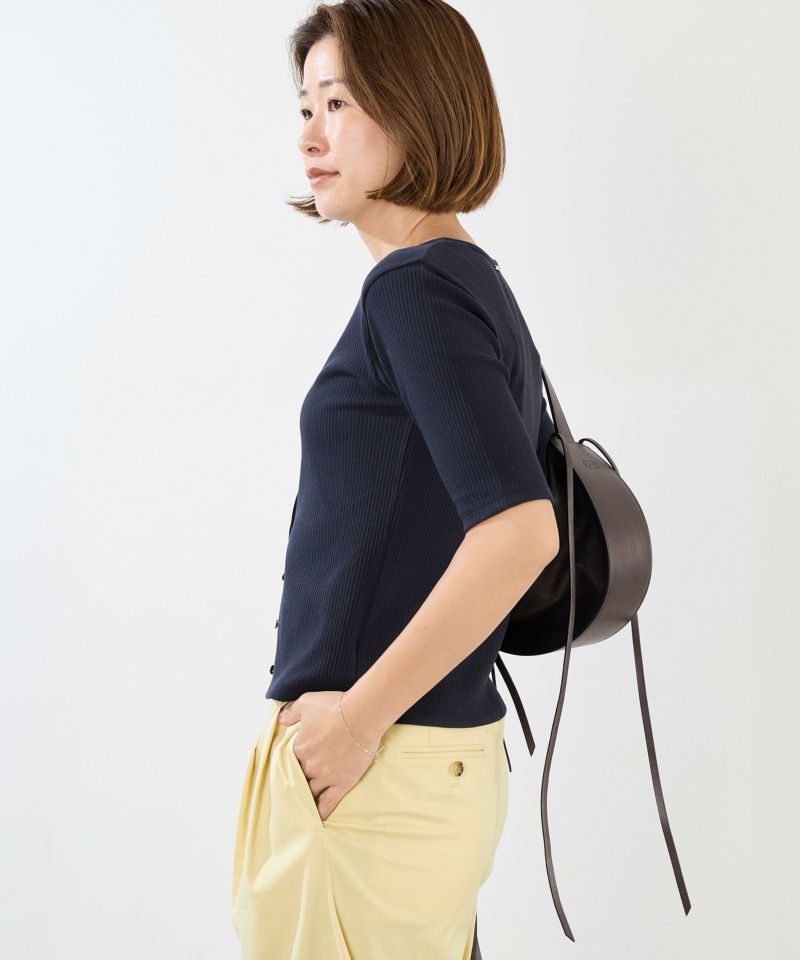 tシャツ ゴールドボタンテレコカーディガン レディース 30%off]ゴールドボタンテレコカーディガン/0125209183