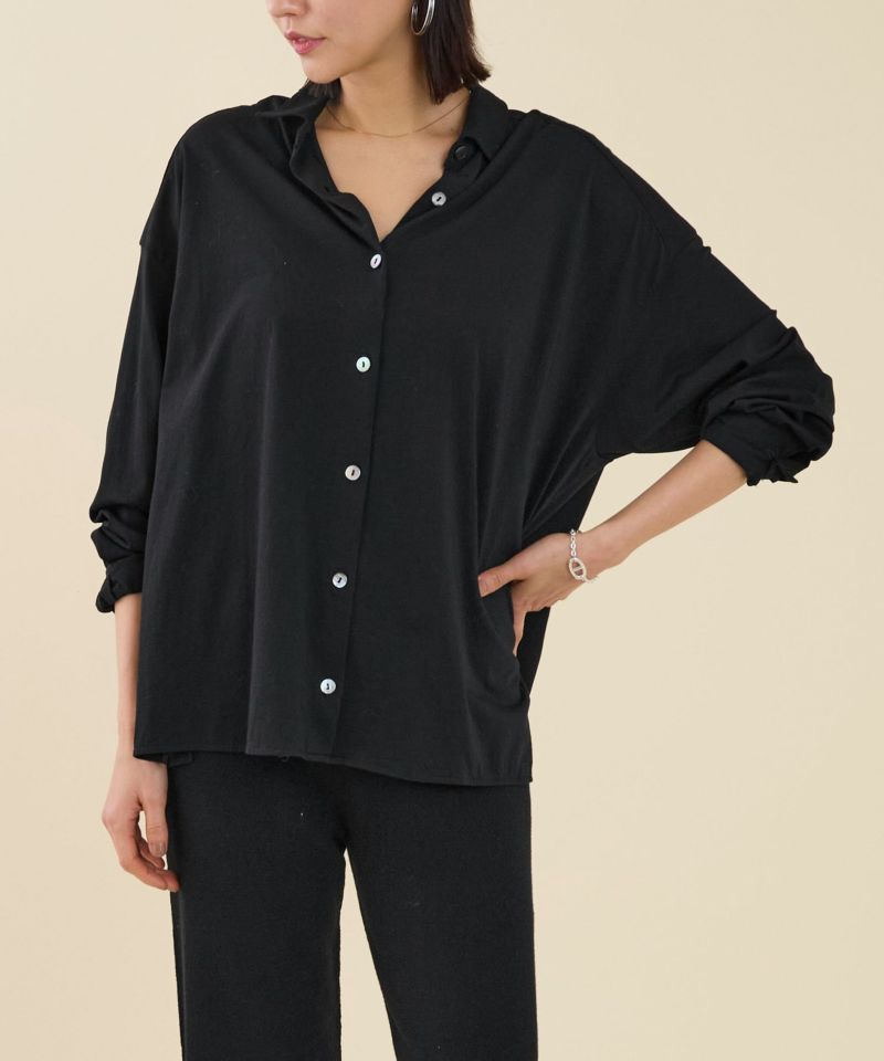 美品★【mercibeaucoup，】混リネン MA-1 ブルゾン カーキ marmors】ALBINI cut shirt/0225301102 | MICA&DEAL ONLINE STORE