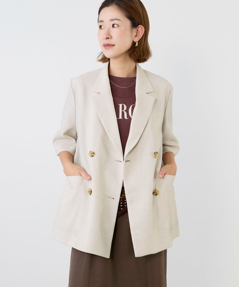 新品未使用　ESICA ハーフスリーブジャケット　グレー 即納】ハーフスリーブジャケット – ESICA