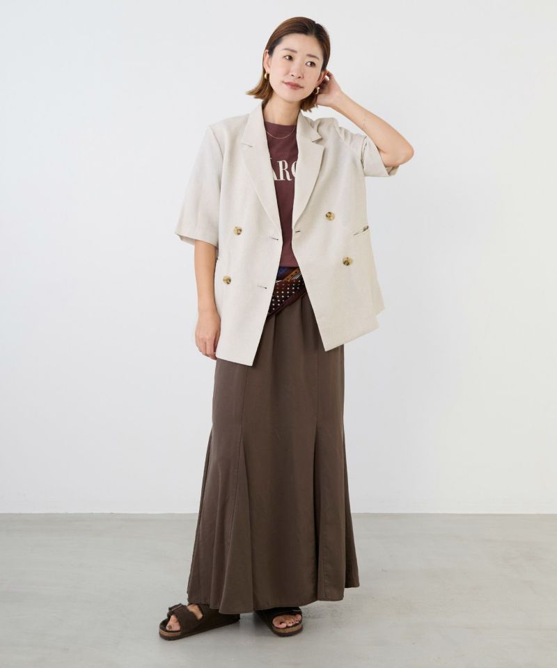 niko⭐️美品⭐️レーヨンリネンハーフスリーブジャケット notch.｜ハーフスリーブジャケット | Rakuten Fashion(楽天