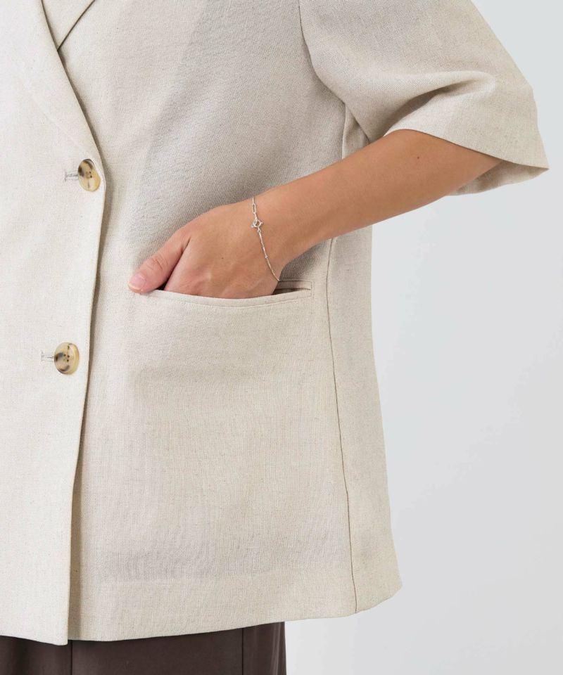 20%off]ハーフスリーブジャケット/0125305279 | MICA&DEAL