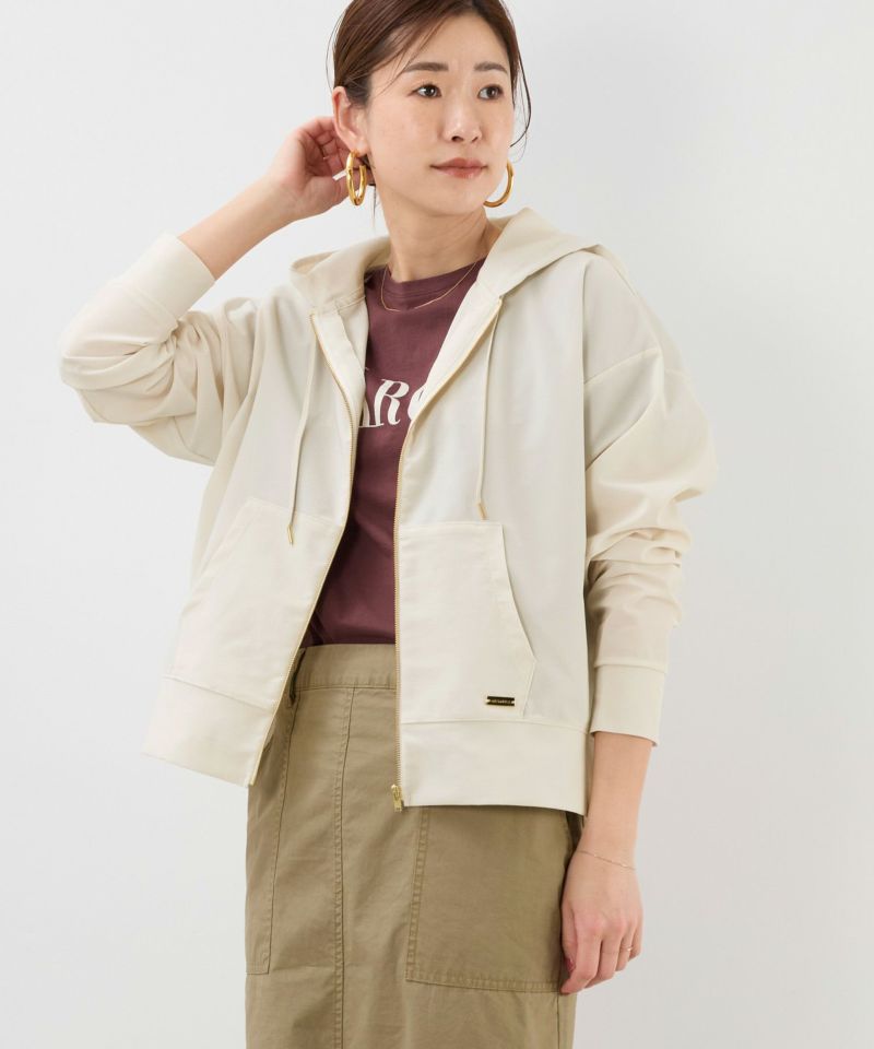 接触冷感/吸水速乾-セミシアーパーカー/0125309203 | MICA&DEAL