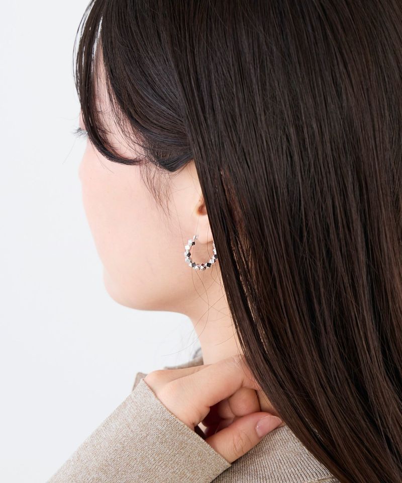 quip queint】フープピアス-droplets pierce/0325310034