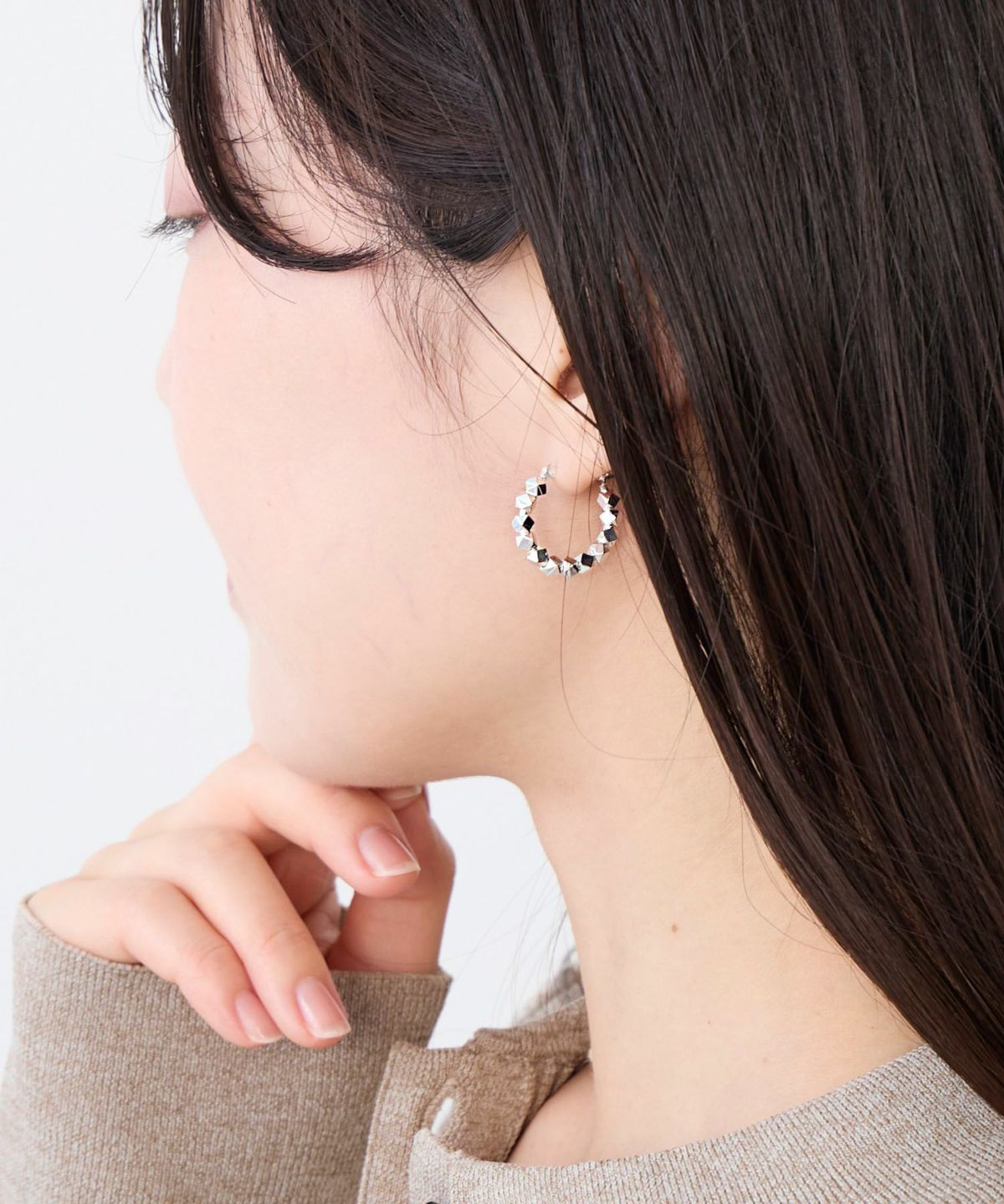 quip queint】フープピアス-droplets pierce/0325310034
