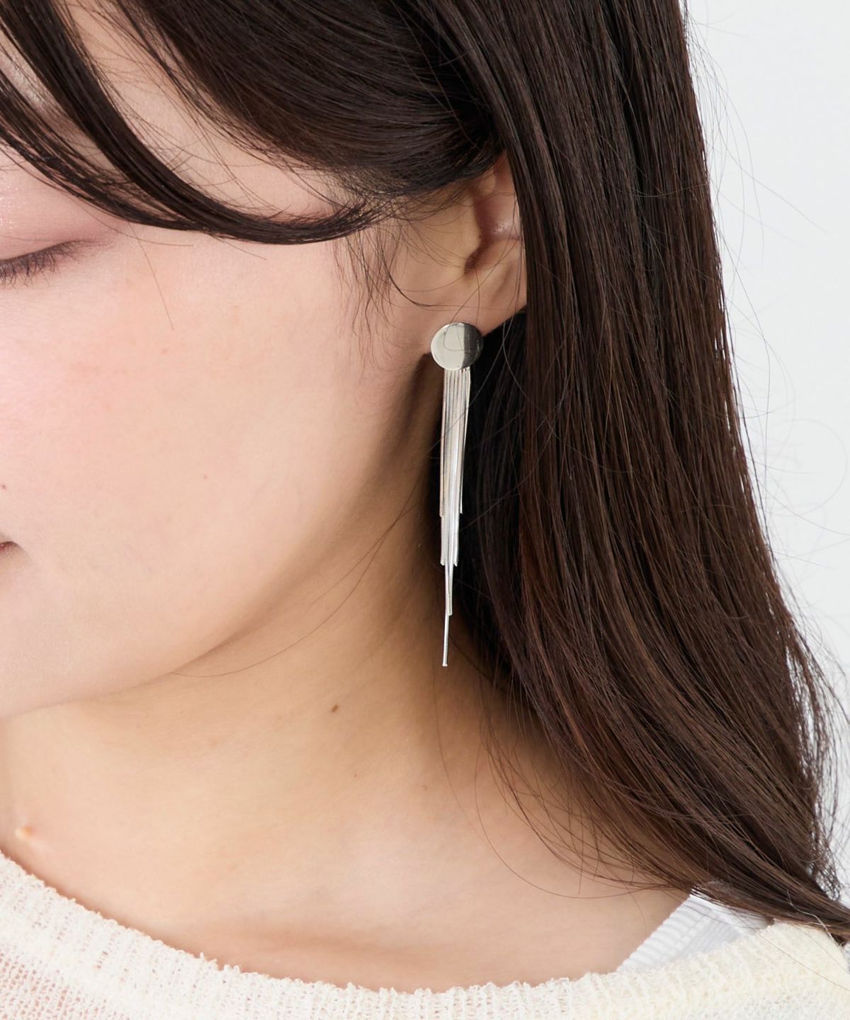 quip queint】サークルモチーフピアス-circle supple pierce