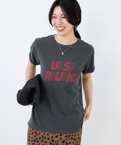 ⭐︎新品⭐︎MICA＆DEAL別注フレアロゴＴシャツ 別注＞【MICA&DEAL /マイカアンドディール】ロゴTシャツ