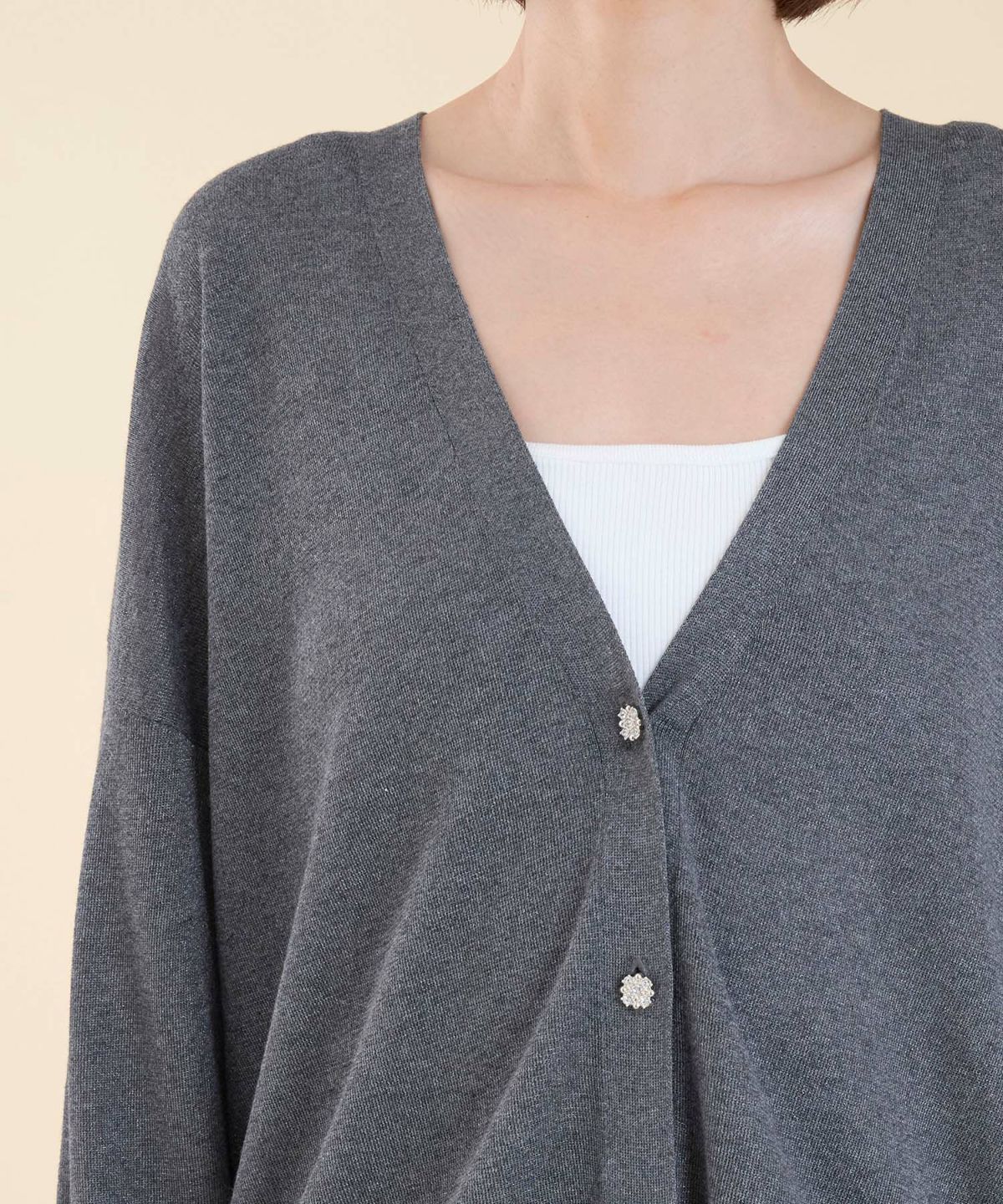 美品★【mercibeaucoup，】混リネン MA-1 ブルゾン カーキ marmors】ALBINI cut shirt/0225301102 | MICA&DEAL ONLINE STORE