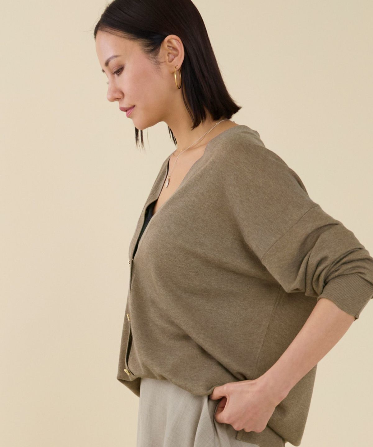 【maltese_8314さま】ご購入品 marmors】lame v-neck cardigan/0225308114 | MICA&DEAL ONLINE