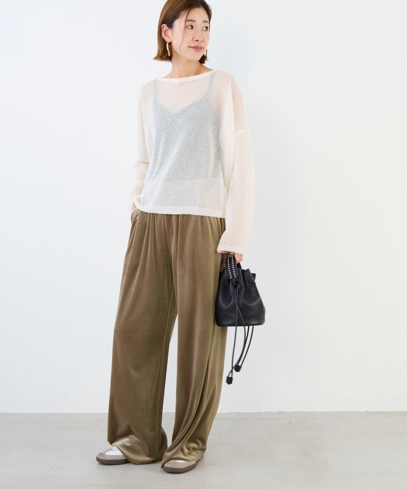 GREYCHORD】ベロアパンツ-LAYLA/0325303003 | MICA&DEAL ONLINE