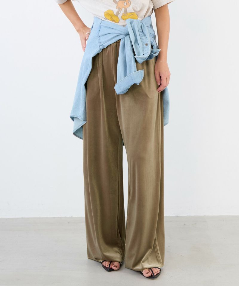 GREYCHORD】ベロアパンツ-LAYLA/0325303003 | MICA&DEAL ONLINE