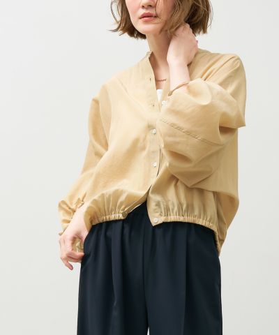 美品MICA&DEAL パフスリーブビッグブラウス MICA&DEAL マイカ＆ディール ブラウス 0125201105 レディース