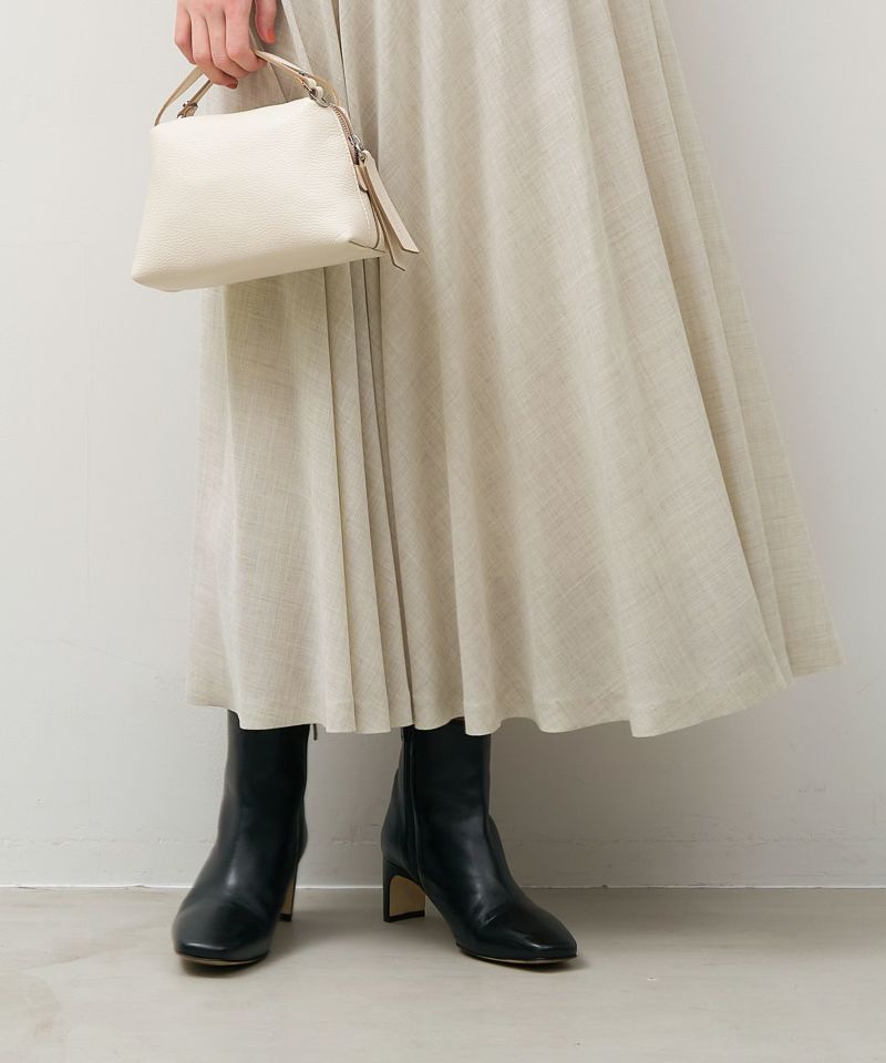 MUVEIL メッシュ編みプリーツスカート アイボリー MUVEIL Online Shop｜ミュベール公式オンラインショップ