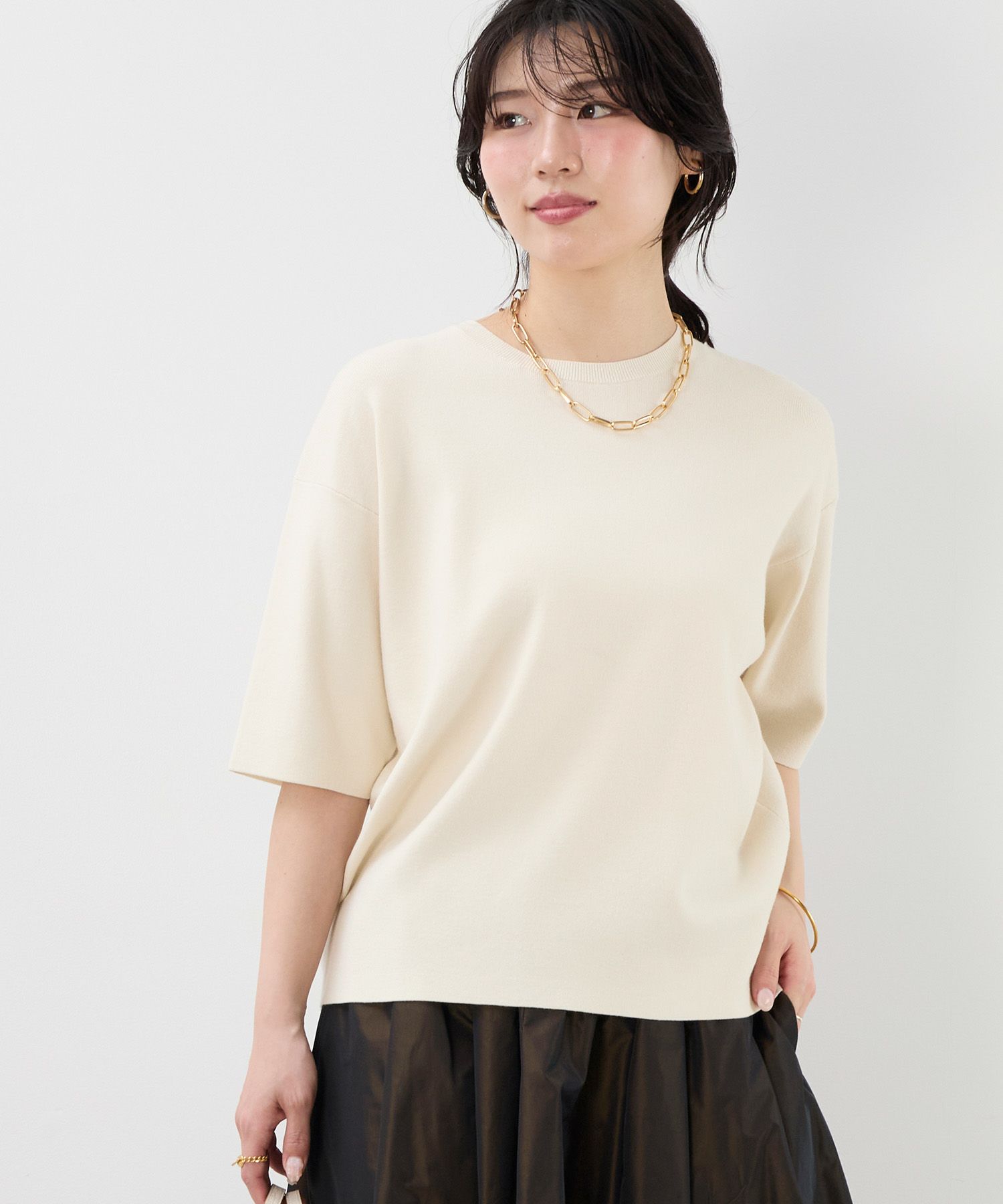 スムースニットプルオーバー/0125308235 | MICA&DEAL ONLINE STORE