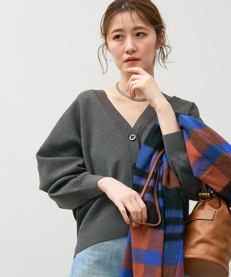 美品 2022AW ミューズ OLBIA ショートガウン カシミヤ シルク 茶 ウール カシミヤ ショート コート｜Intrend (イントレンド) 公式