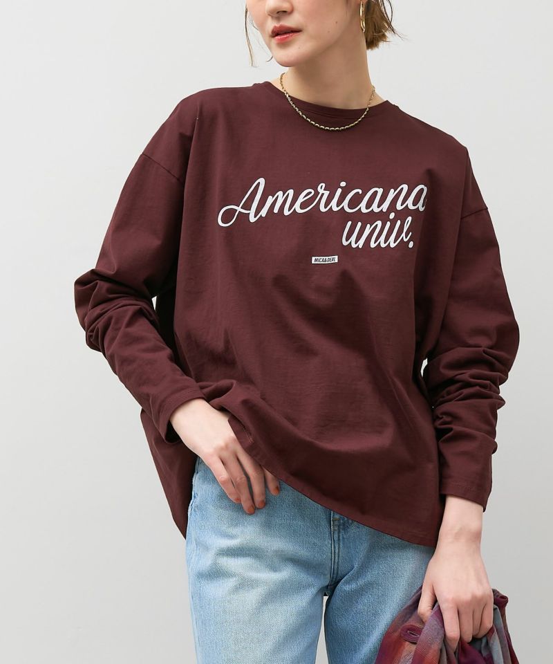 MICA＆DEAL×Americana✨パーカー　スリット　フーディ 15th ANNIVERSARY 【AMERICANA×MICA&DEAL】ロングスリーブT