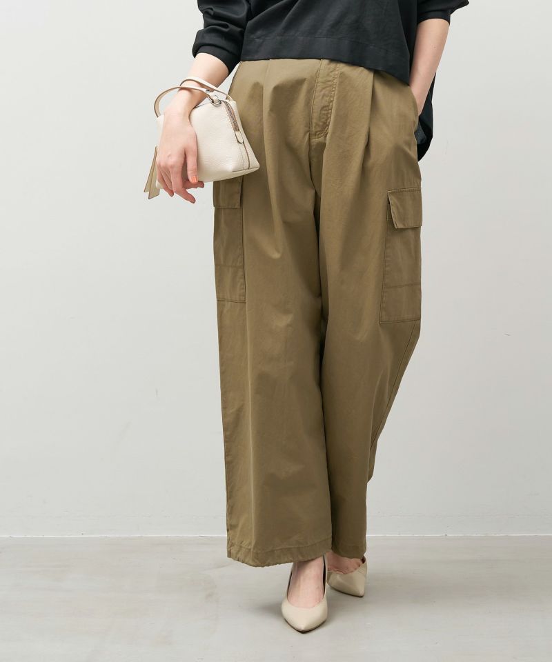 ピーチセミワイドカーゴパンツ/0125303227 | MICA&DEAL ONLINE STORE