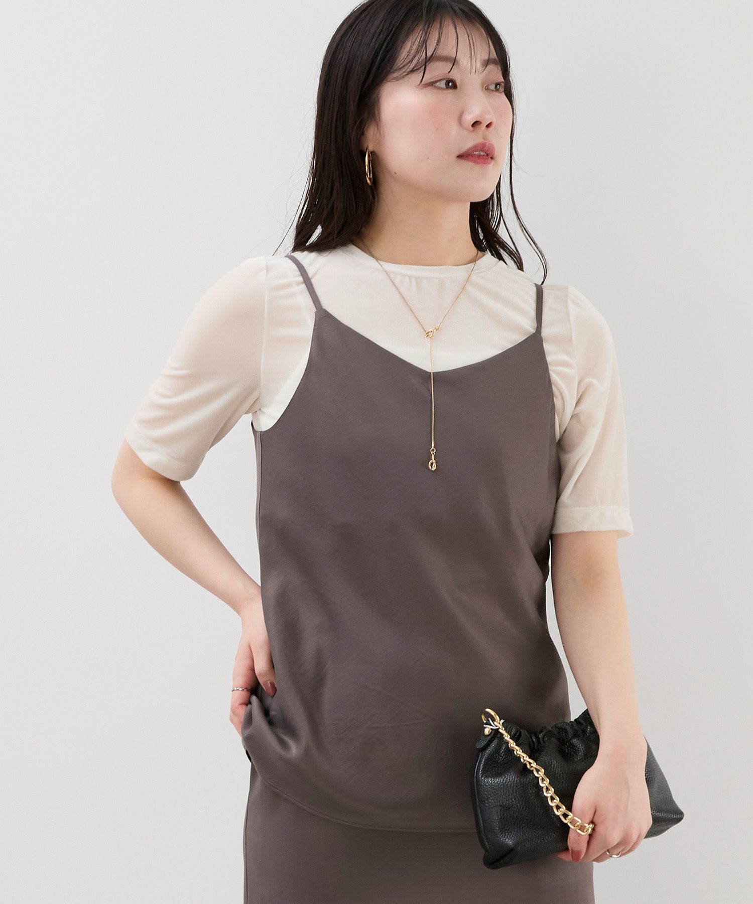 50%off]ヴィンテージサテンキャミソール/0125301219 | MICA&DEAL