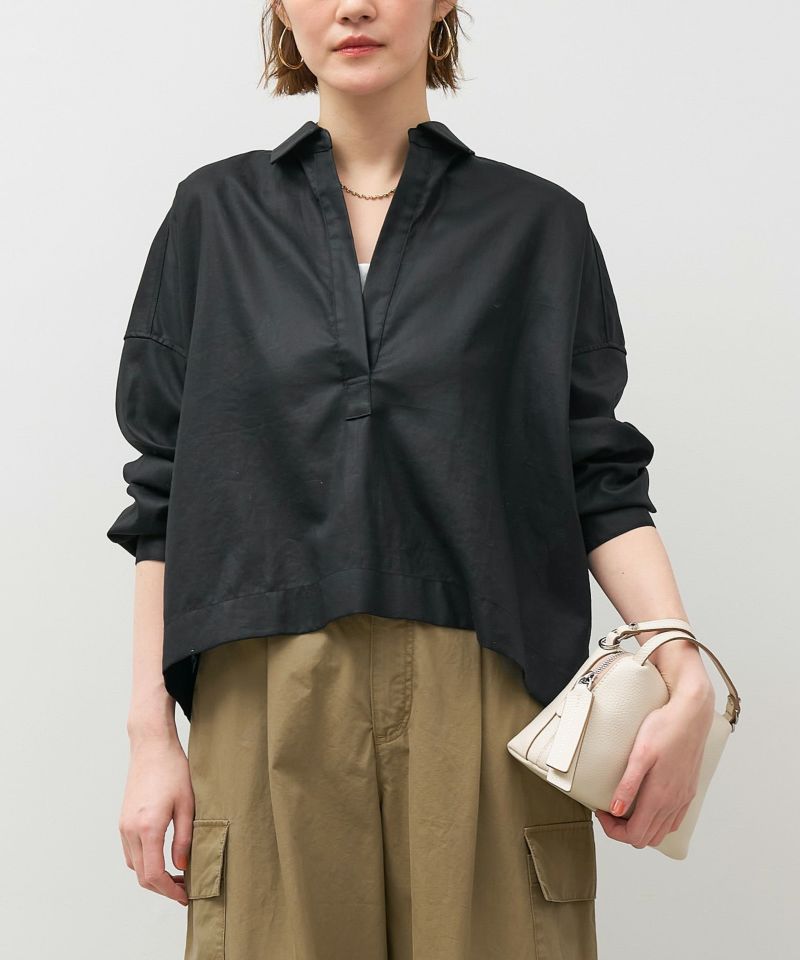 【新品同様】MICA＆DEAL　フリルカラースキッパーブラウス MICA＆DEAL｜フリルカラースキッパーブラウス | Rakuten Fashion
