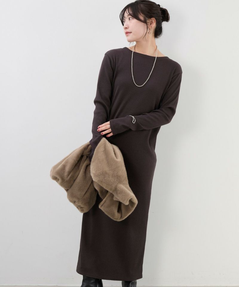 2WAYワイドテレコワンピース/0125304241 | MICA&DEAL ONLINE STORE