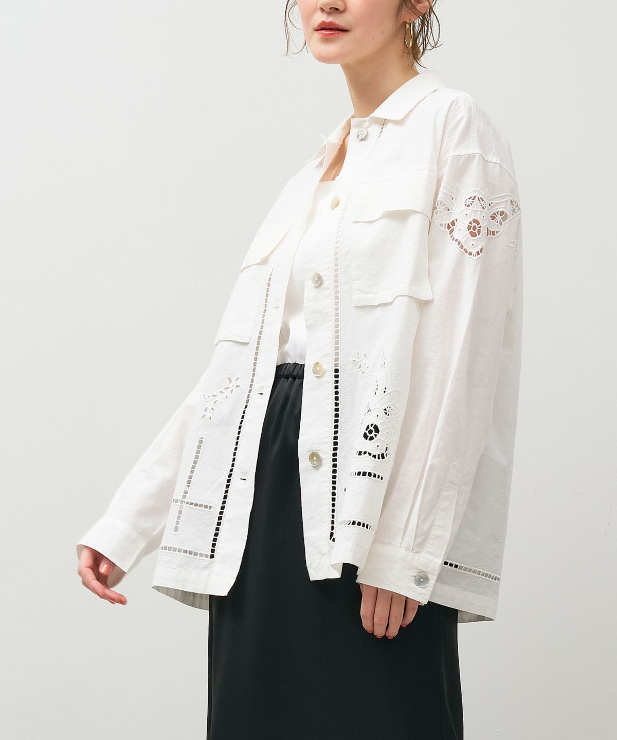 マイカアンドディール　millitary jkt ミリタリージャケット マイカアンドディール millitary jkt ミリタリージャケット 2025
