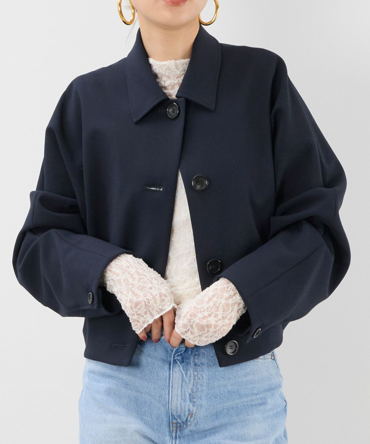 ショートステンカラーコート/0125305253 | MICA&DEAL ONLINE STORE