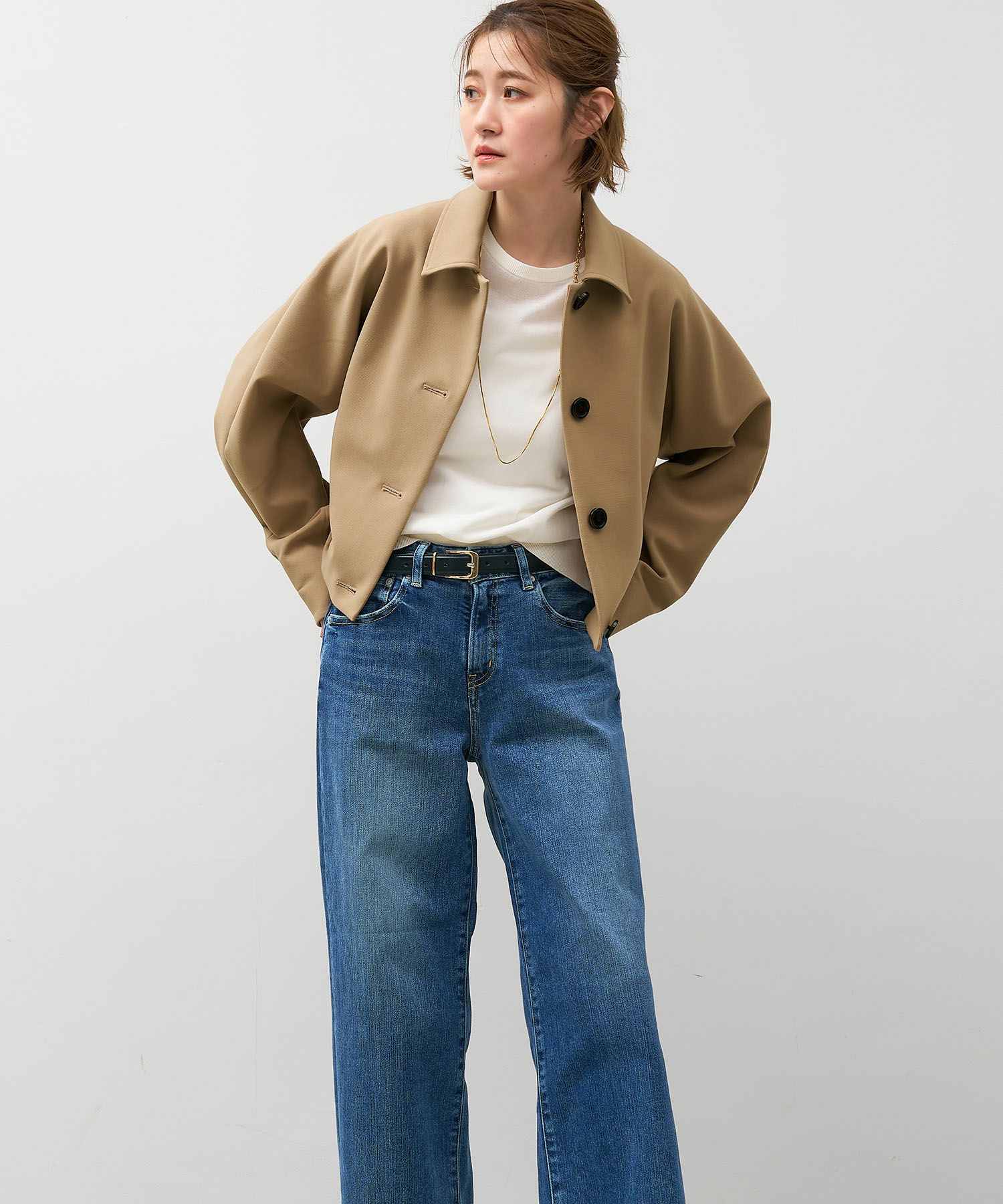 ショートステンカラーコート/0125305253 | MICA&DEAL ONLINE STORE