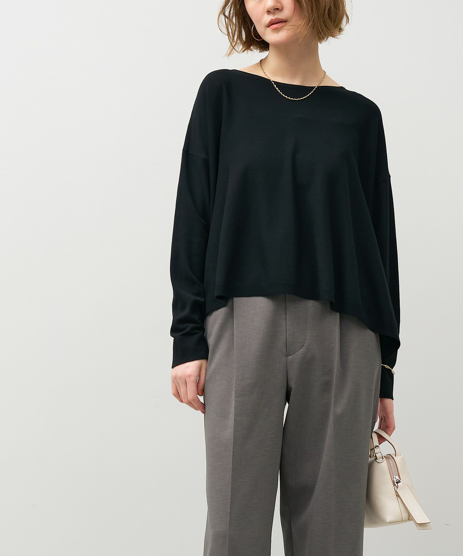 ハイゲージフレアニットプルオーバー/0125308220 | MICA&DEAL ONLINE STORE
