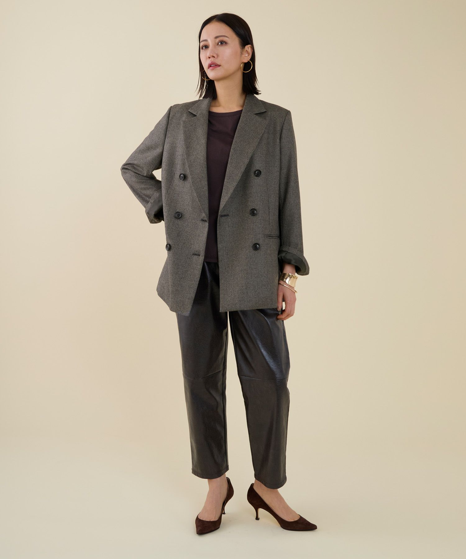 marmors】double tailored jacket/0225305132 | MICA&DEAL ONLINE STORE