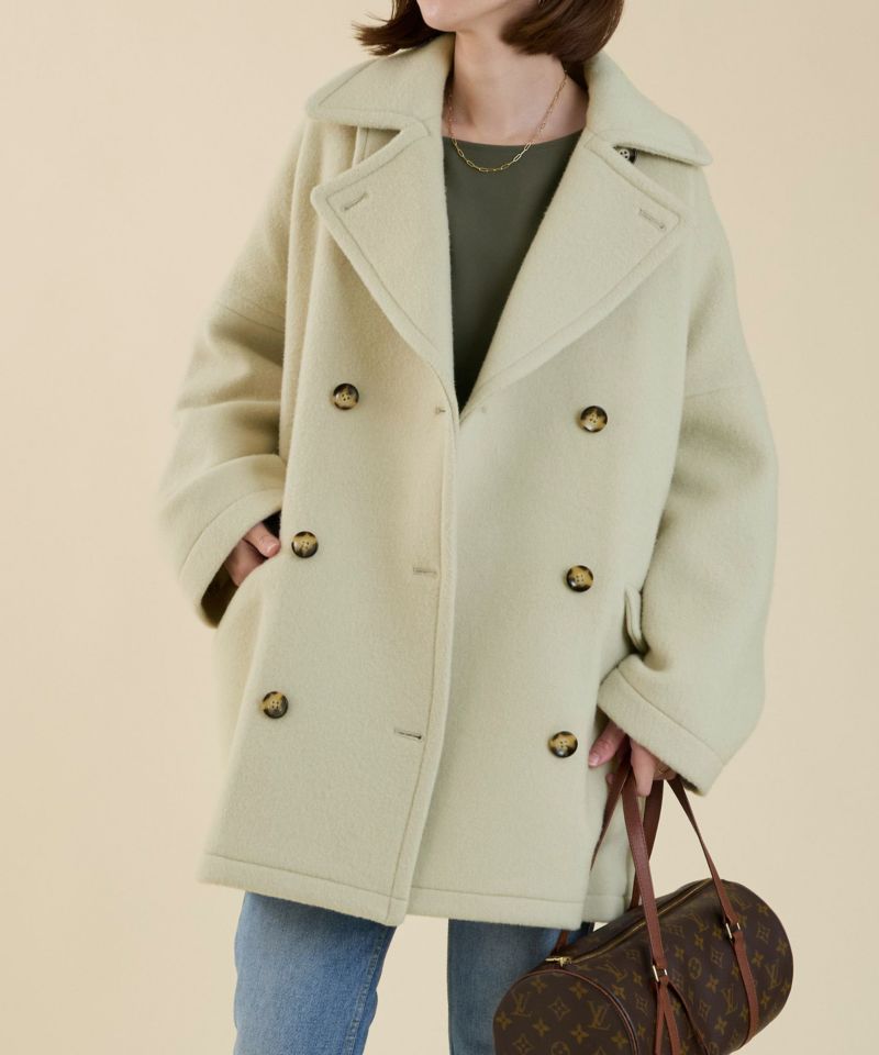 ▼極美品✨セオリー【P】メルトンウール ROUNDED COAT ラウンドコート marmors】P-coat/0225307140 | MICA&DEAL ONLINE STORE
