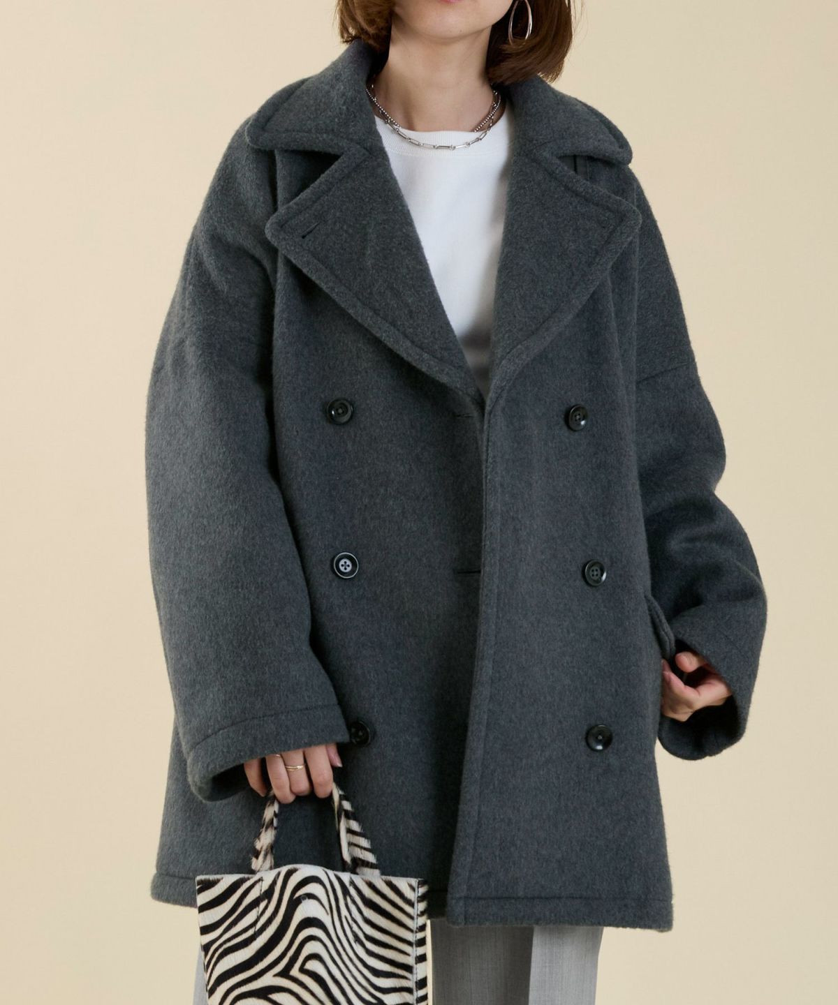 【美品】 MARMORS(マルモア) スウェット プルオーバー ビッグロゴ marmors】layered rib knit/0225308118 | MICA&DEAL ONLINE STORE