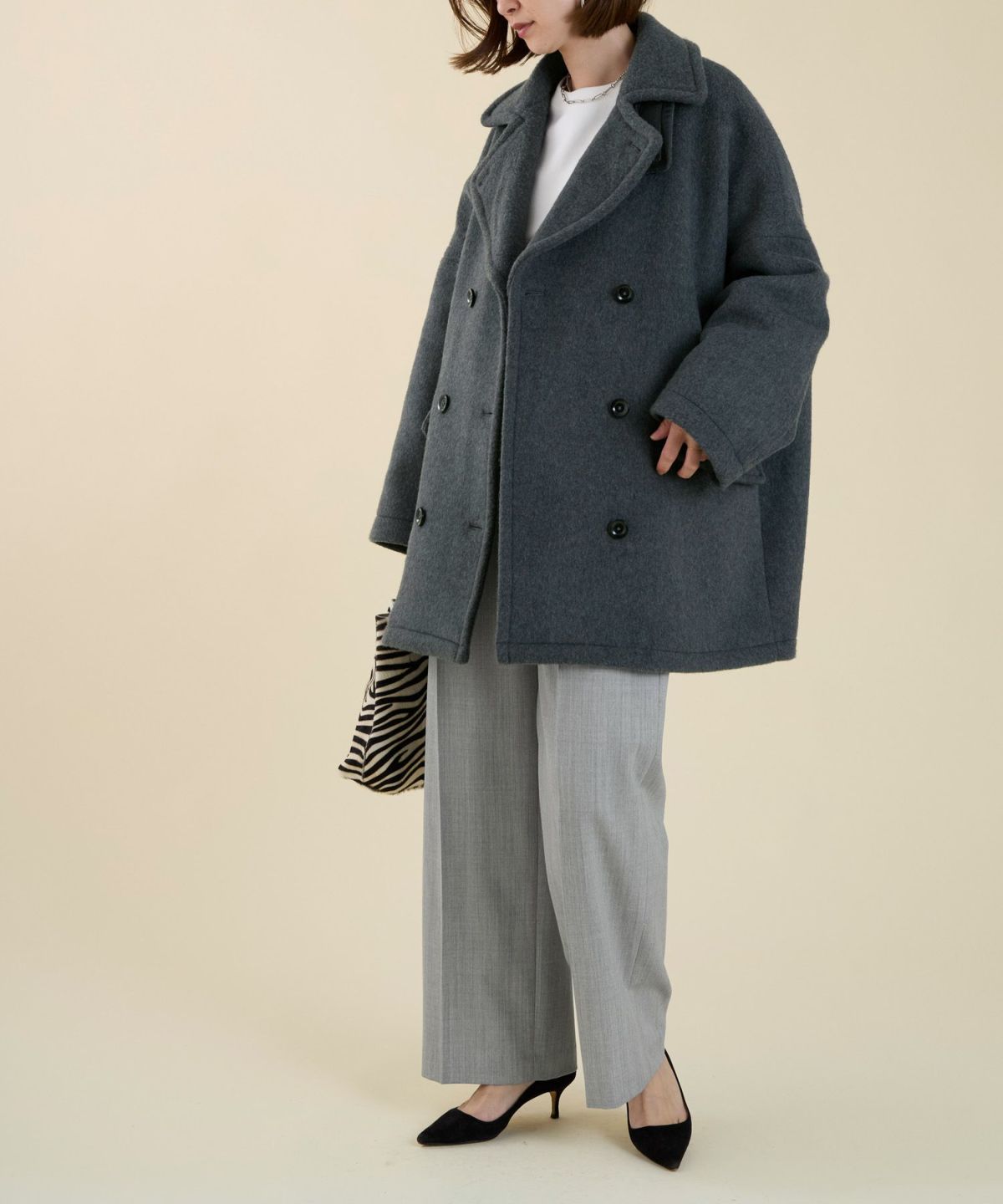 美品♡Na.e traditional melton coat Traditional Melton Coat | Na.e