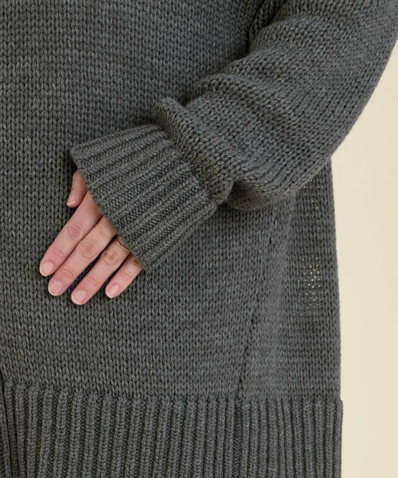 予約】【marmors】back numbering knit cardigan/0225308127