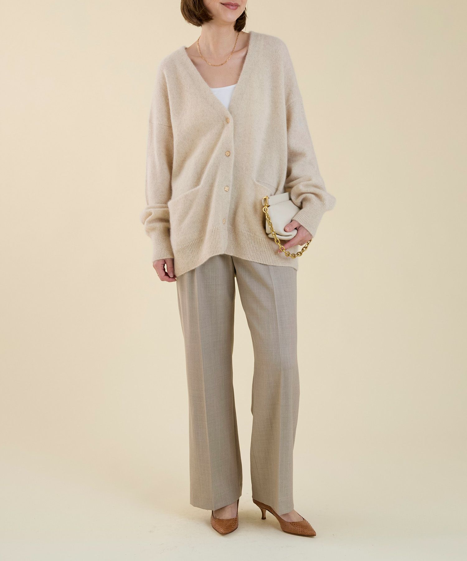 marmors】yak gown cardigan/0225308135 | MICA&DEAL ONLINE STORE