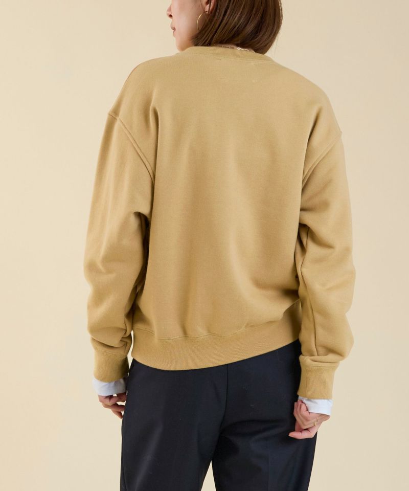 予約】【marmors】emblem flockey print sweat/0225309130