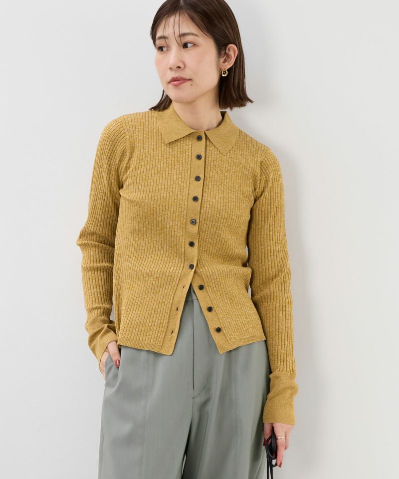 ポロニットカーディガン/0125308250 | MICA&DEAL ONLINE STORE