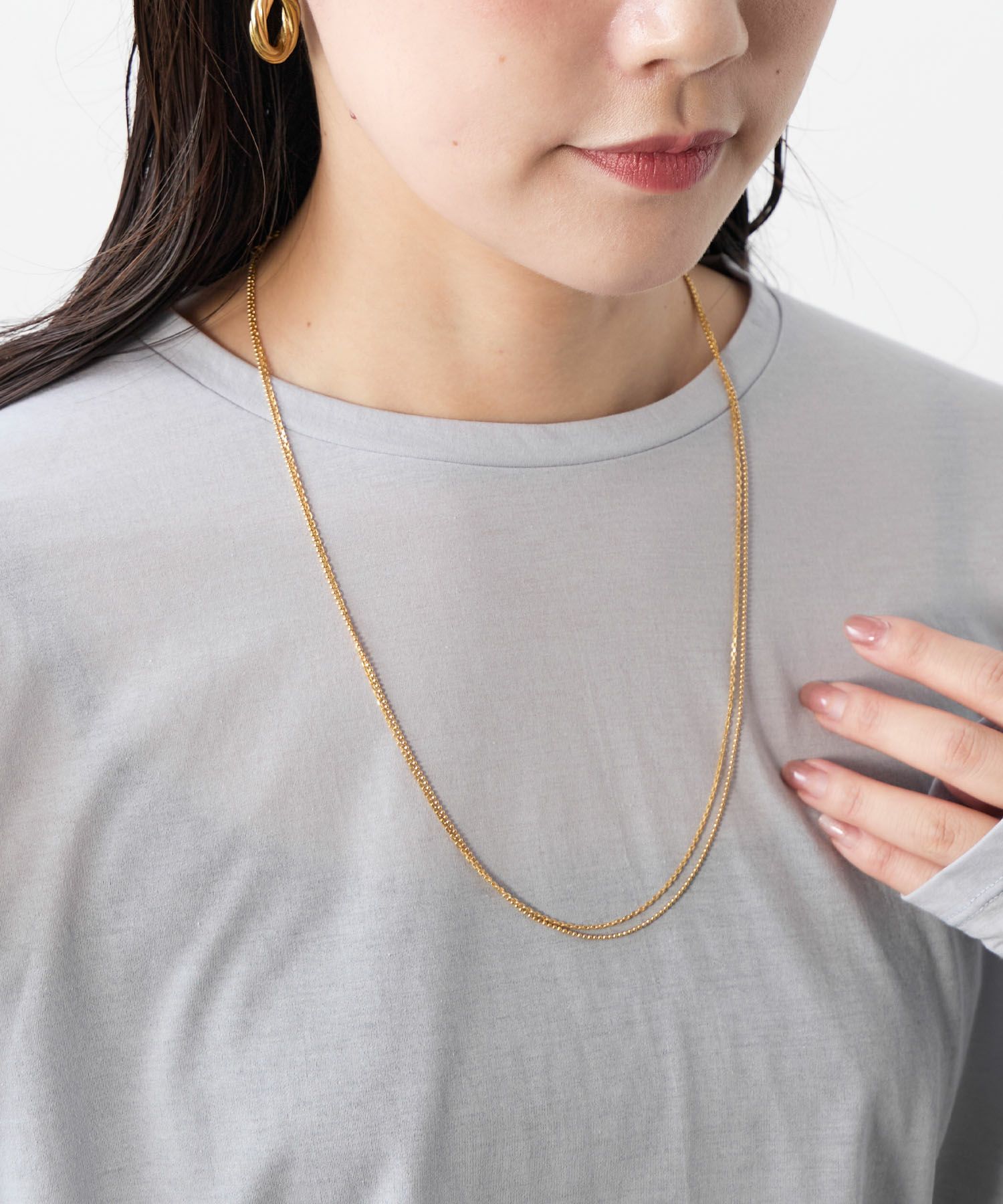 MARIHA】Silent Rain ﾈｯｸﾚｽ2連 60cm/0325310053 | MICA&DEAL ONLINE STORE