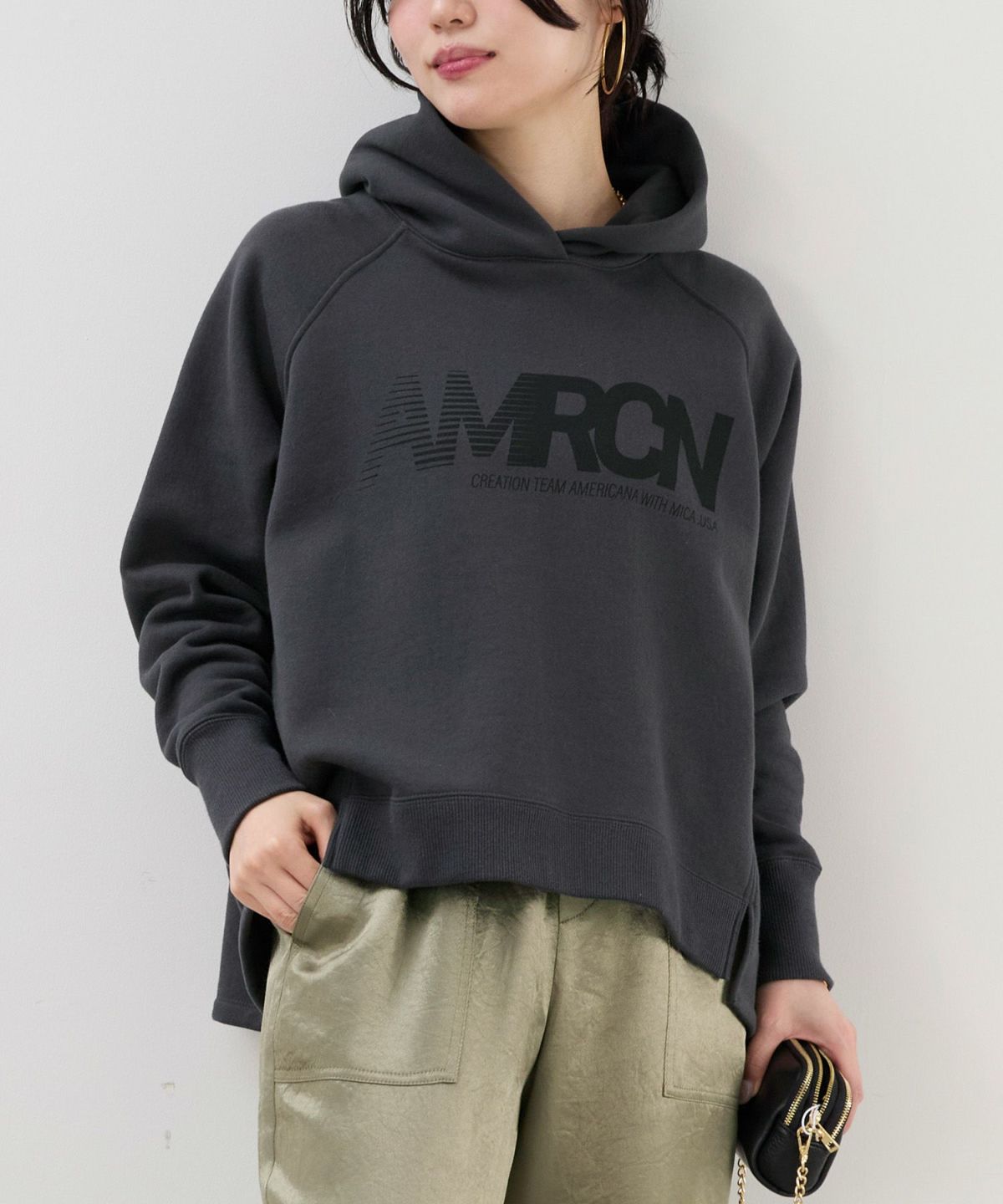 15th ANNIVERSARY 【AMERICANA×MICA&DEAL】ロゴフードパーカー